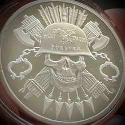 2018 1oz Silver Shield Moto D&D .999 Silver Round 