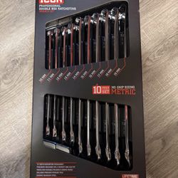 Icon 10pc Double Box Ratchet Wrench Set (metric)