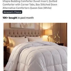 New Queen, Comforter, Bedding, Duvet, Insert