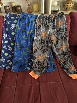 Kids Pajama Bottoms Size 1-8 & 2-10/12