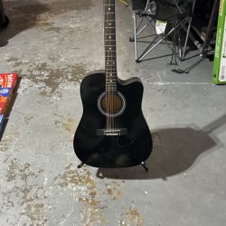 Guitar With Stand
