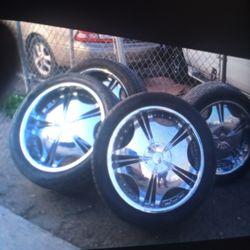 For Parts 4 Rim And 4 Tires