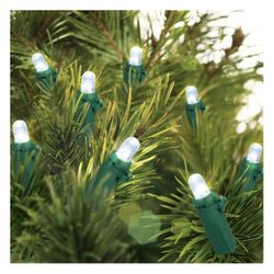 LED 240 Christmas String Lights Holiday Green Wire NEW Cool White Bulbs Energy Saver UL