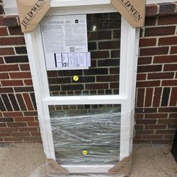 28x54 jeldwen white vinyl double hung window new construction $260