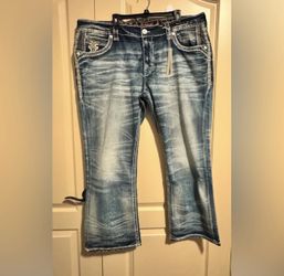 Rock Revival Tad B202 Boot Cut Jeans 44x32 Men