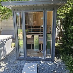 exterior clearlight infrared sauna 