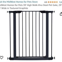 MidWest Homes Steel Dog Gate