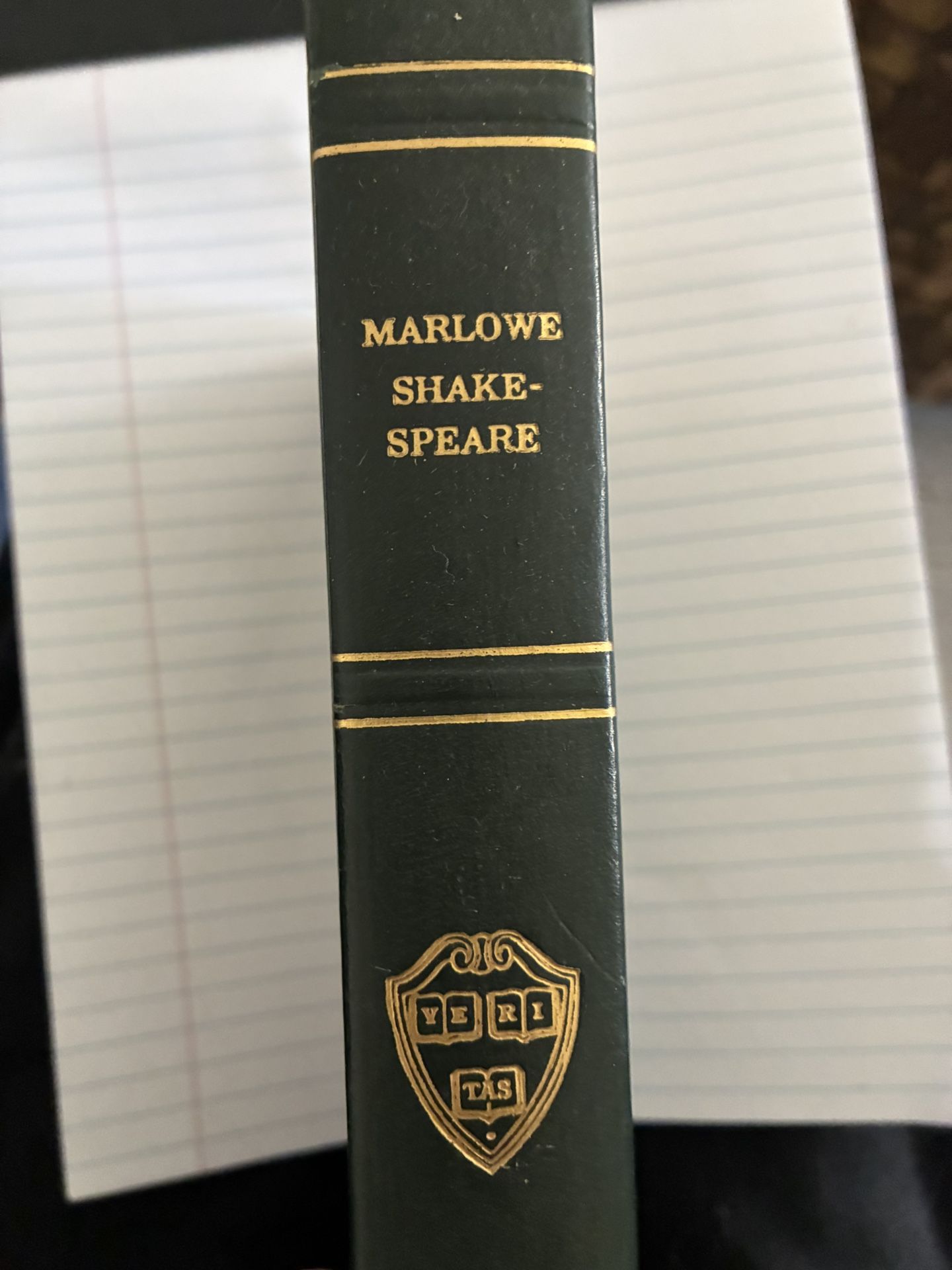 1938 Vintage Book: Marlowe-Shakespeare 