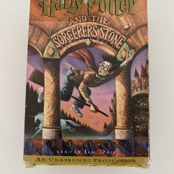 Harry Potter  And The Sorcerers Stone 6 Cassette Vintage As Is