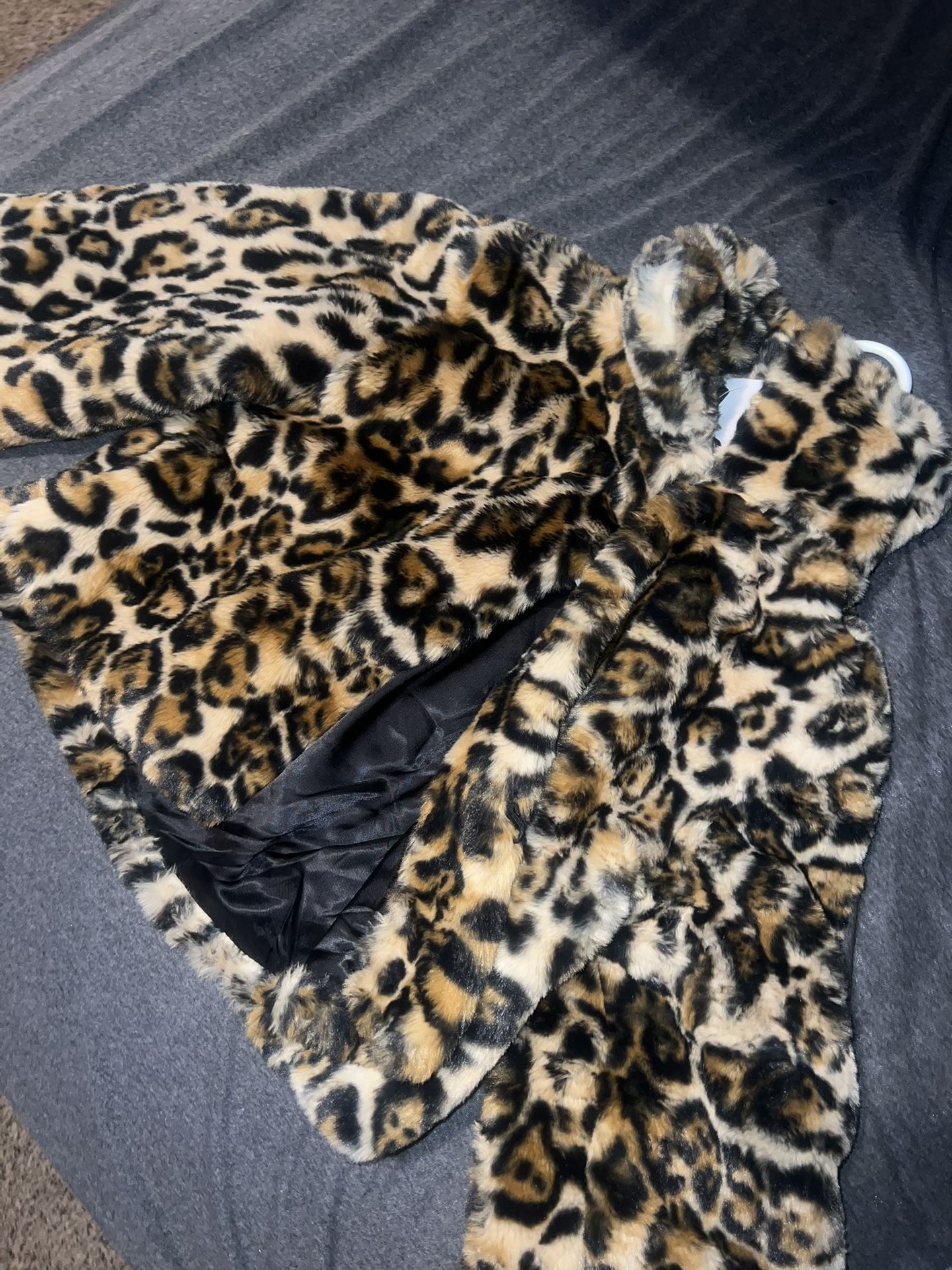 Leopard Furry Coat