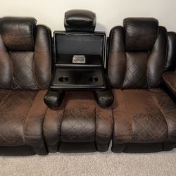 Power couch recliner