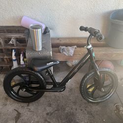 black JoyStar kids balance bike.  