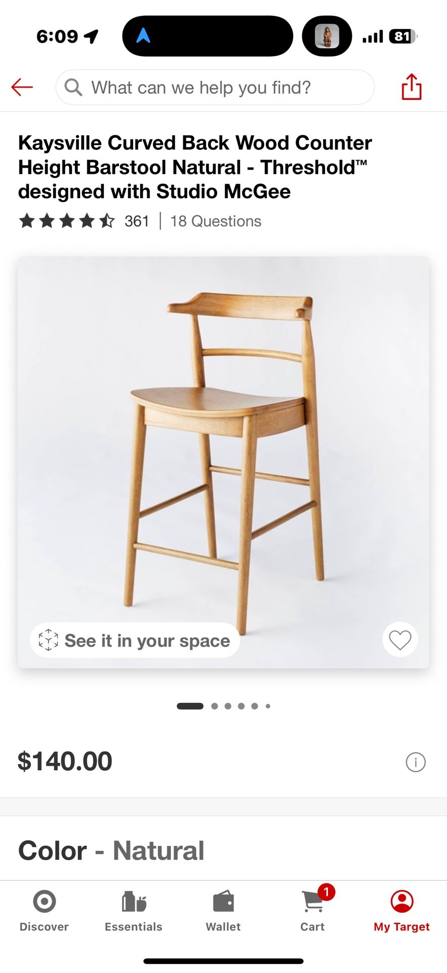 Studio McGee Counter Stools
