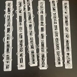 Alphabet Stamps Cake Decorating Set- Numbers (2 Sets)