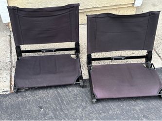 Two Bleacher Chairs
