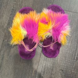 UGG Fluff Yeah Tie Dye Slide Slipper Sandals Size 3