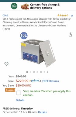 Professional Jewelry cleaner