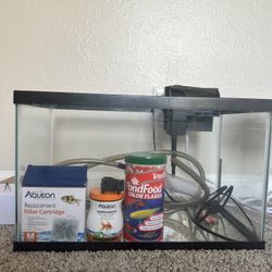 10 Gallon Fish Tank -Bundle Deal