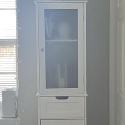 White Storage Cabinet 