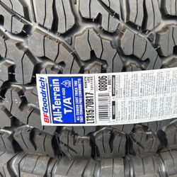 315/70/17 Bfgoodrich All Terrain Ko2 10ply
