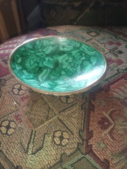 Small Malachite Ring Bowl