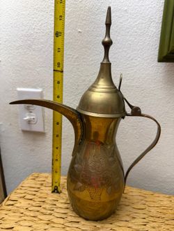 ANFORA ANTIGUA DE BRASS