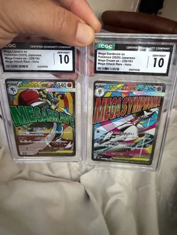 Pokemon slabs CGC 10 Mega dream