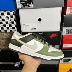 Nike Dunk Low Oil Green Cargo Khaki size 9 VNDS