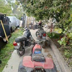 3 Honda Bikes