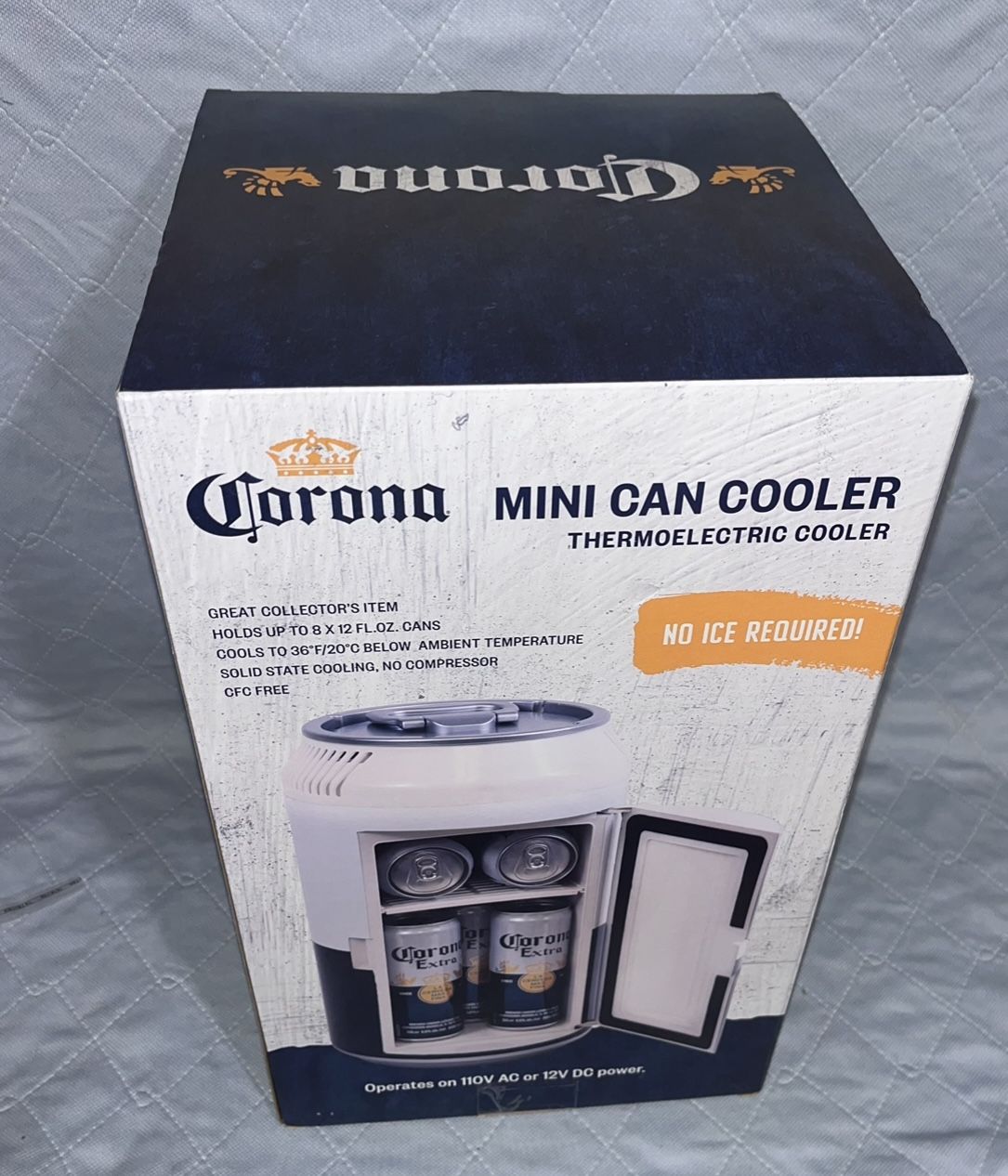 Koolatron Corona® Portable 8 Can Mini Fridge, 12V DC/110V AC, Brand New