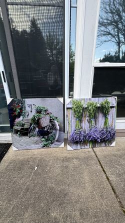 Wall Decor Canvas 40x40 Each 