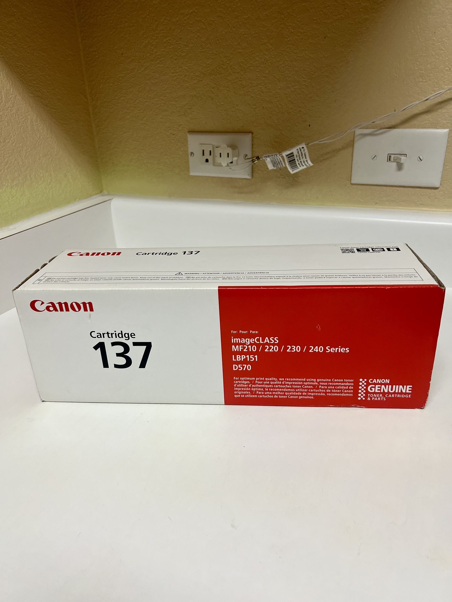 Canon Genuine Toner Cartridge 137 Black