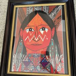 Native American Woman Artwork