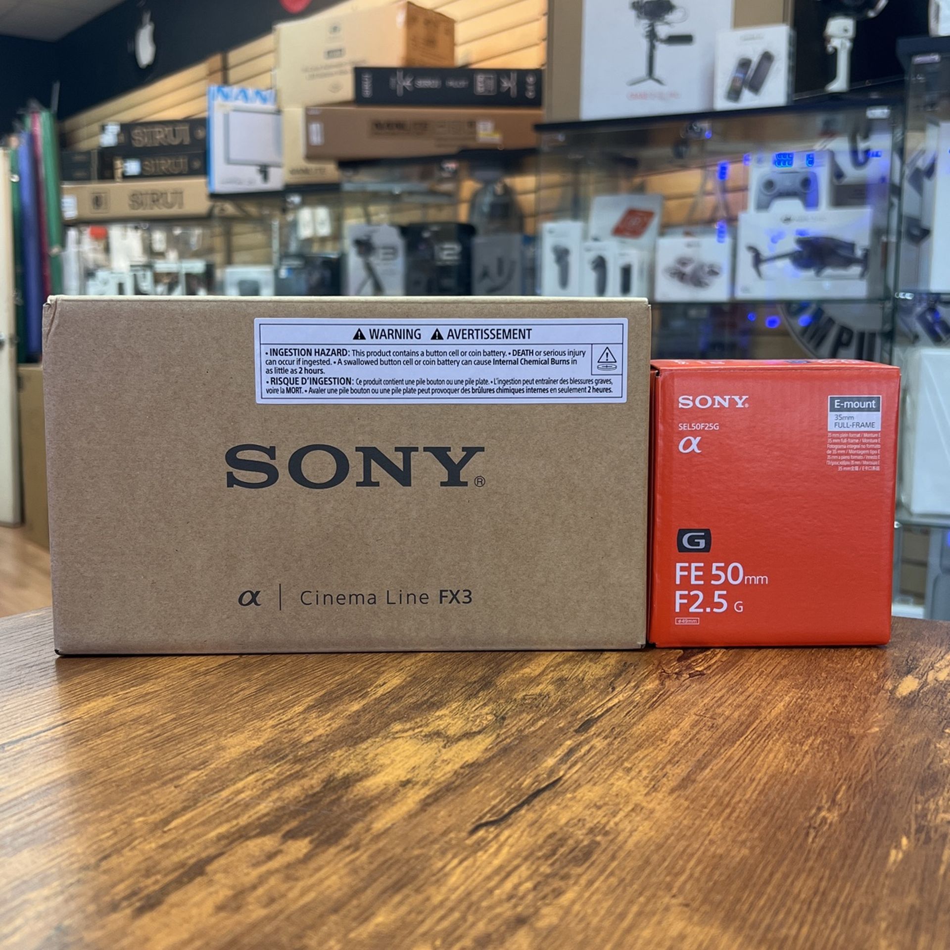 Sony FX3 With Sony FE 50mm F2.5mm G