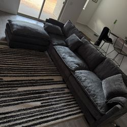 Grey Sectional Couch 