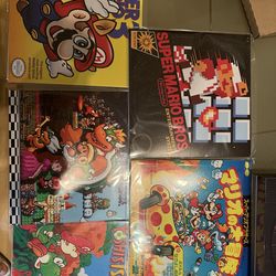 Super Mario Box Set Collection With 5x Vinyl Records VGM Not Moonshake