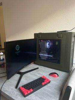 Gamins Pc & curve samsung monitor
