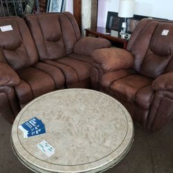 Loveseat And Recliner