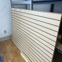 3 Slat Walls Panels, Birch (6ft x 4ft // 4ft x 2ft)