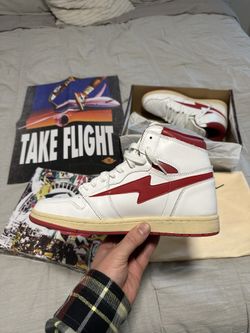 Unworn Men’s Air Kiy Jordan Size 11 Red White Reeves Paris