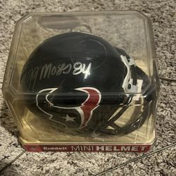 Moran Moses Autographed Helmet