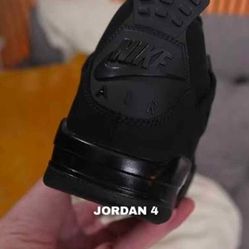 Jordan 4 Black Cats $260 Brand New With Footlocker Receipt 