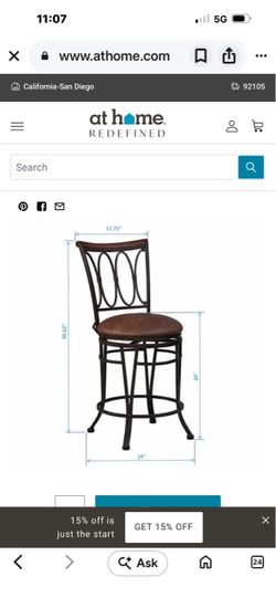2 barstools