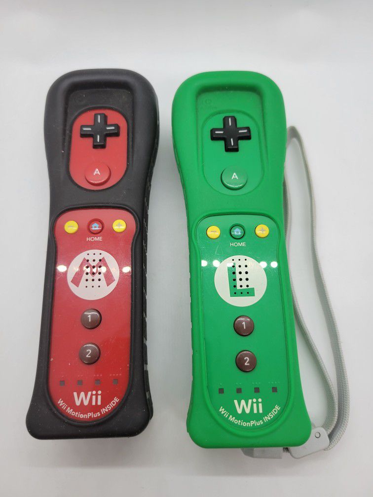 Mario Luigi Wii Motion Plus Remote Controller Silicone Cases