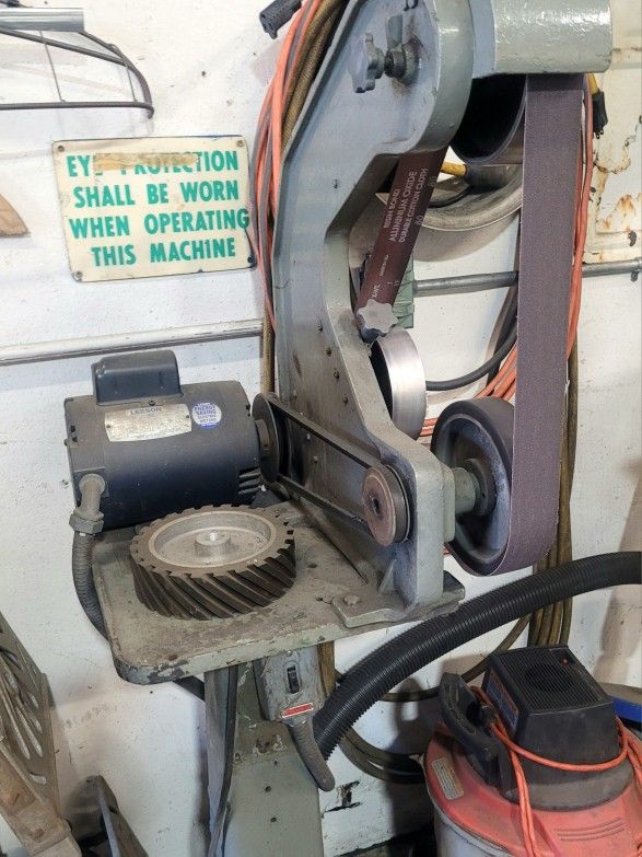 Sand Master Belt Sander Burr King