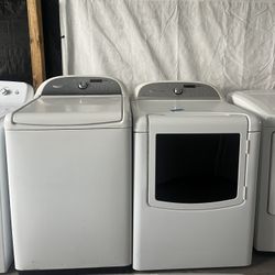 Whirlpool Washer&dryer Large Capacity Set   60 day warranty/ Located at:📍5415 Carmack Rd Tampa Fl 33610📍