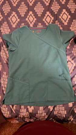 Aqua Scrub Top