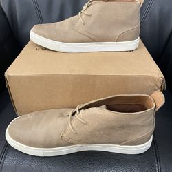 Mens Shoes Leather Midcut Fashion Sneakers, Size 12