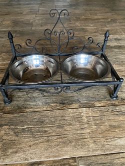Dog Bowl Wrought Iron
