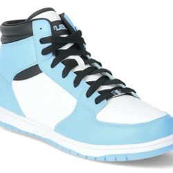 Brand New With Box With Tags Authentic Baby Blue FUBU Men Hi Top Shoes Size 12 Pickup only
